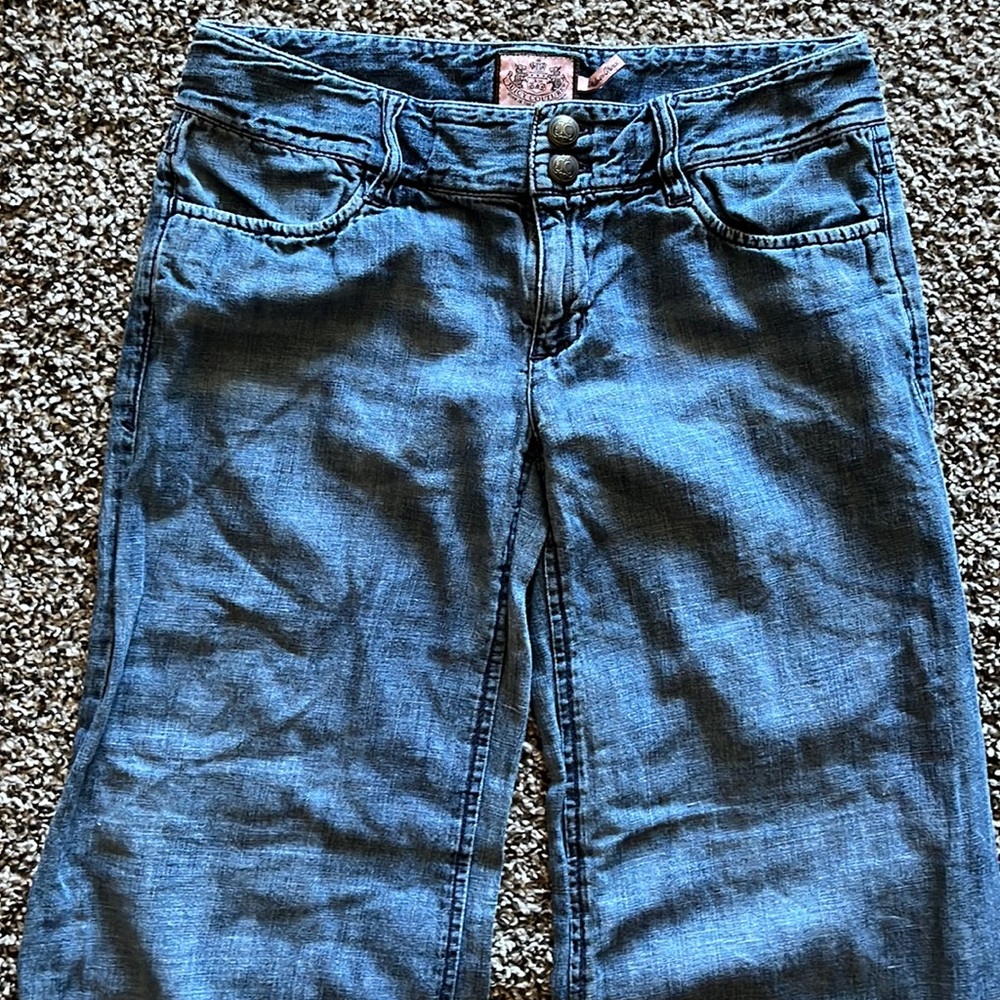 Juicy Couture wide leg jeans